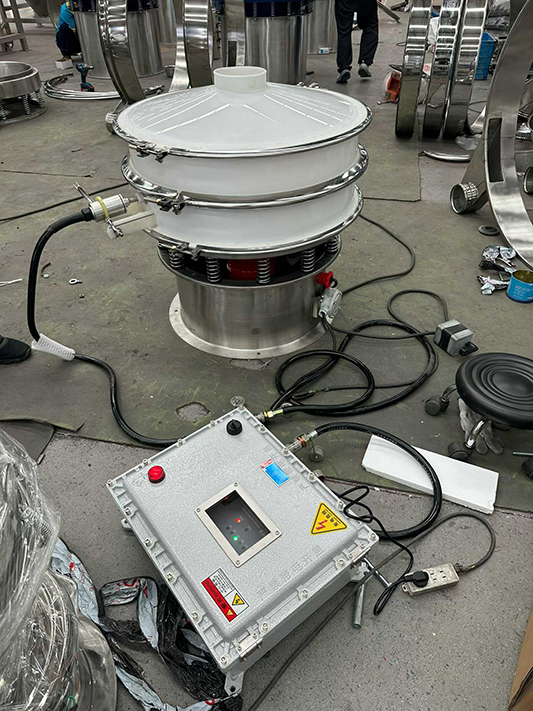 塑料防爆旋振篩，哈氏合金鋼篩網(wǎng)